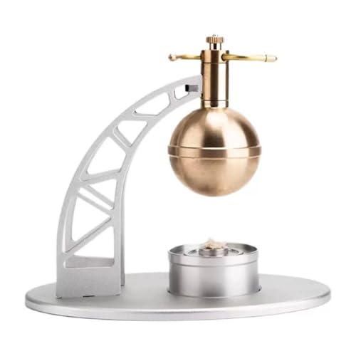 Maquette mécanique moteur à vapeur métal - Rendre la physique concrète et décorative en argent