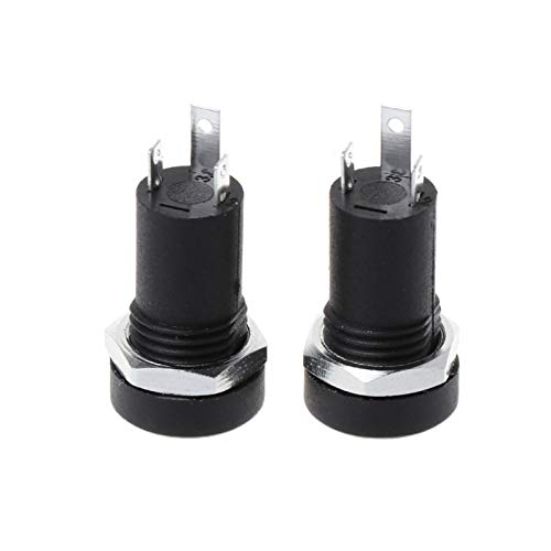 Two DAVITU PJ-392A 3.5MM Audio Jack Sockets mounted on a panel