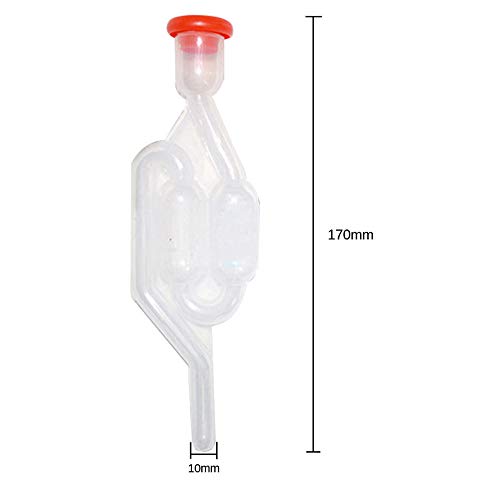 6 pièces Bonde de Fermentation, Soupape D'échappement De Fermentation, Bubbler Home Kit de Brassage de vin Fermentation Airlock barboteur pour Fermentation - Image 3