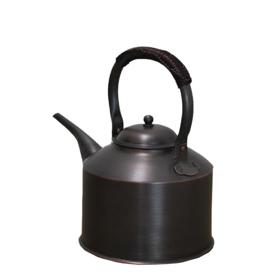 kkekos Handmade Solid Copper Kettle Copper Teapot with Stovetop Tea Pot 3L/4L/5L (5L)