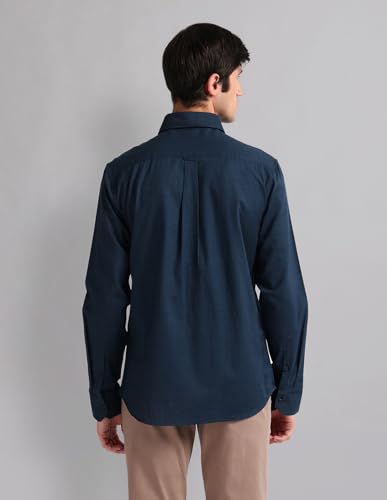 Image of Arvind Geometric Patterned Slim Fit Shirt
