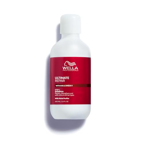 Wella Professionals ULTIMATE REPAIR Shampoo Professionale Rimuove le Impurità e Ricostruisce i Capelli, Per Tutti i Tipi di Capelli Danneggiati, 100 ml