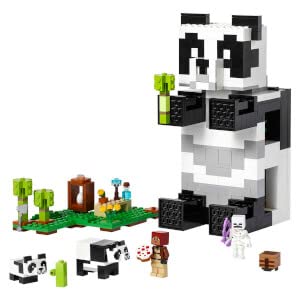 Minecraft Il Rifugio del Panda, Modellino da Costruire di Casa Giocattolo con Personaggi e Animali, Giochi per Bambini, Ragazzi e Ragazze, Idea Regalo 21245 - Lego - Immagine 3