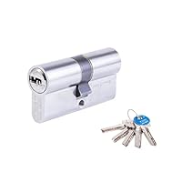 Tesa Assa Abloy T6553070N T60 veiligheidscilinder Europees cilinderslot 65x53 mm voor deuren en Europese profielsloten geschikt voor vervanging en nieuwbouw vervangen cilinderslot