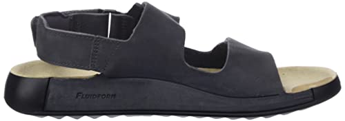Image of ECCO Cosmo Men's Leather Flat Strap Sandals