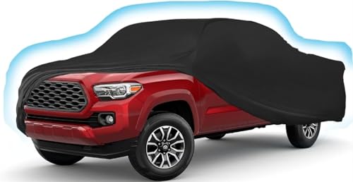 Image of Proadsy Custom Fit Car Cover for 2016-2026 Toyota Tacoma Waterproof Outdoor | UV-Blocking Waterproof With Soft Lining Prevents Leaks & Scratches. Perfect For Sunny, Snowy Outdoor Parking, Garage Storage