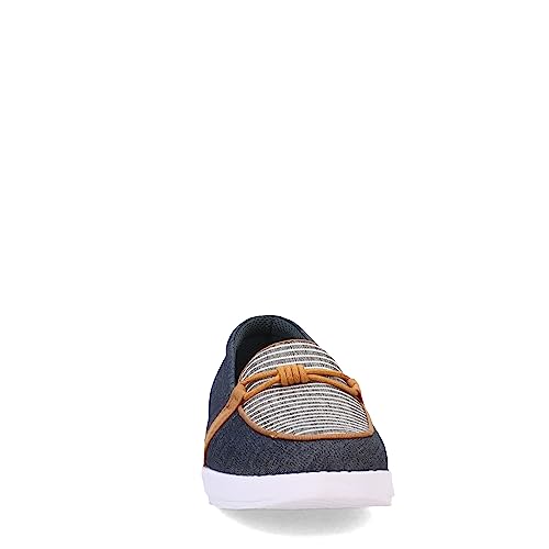 Island Surf Company Gia Boat Shoe, Azul marino, 41