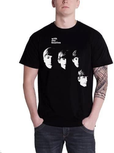 kyoung The Beatles Men’s with The Beatles Short Sleeve T-Shirt XS - Les Beatles, Paul McCartney, John Lennon, RIngo Starr, George Harrison kyoung The Beatles Men's with The Beatles Short Sleeve T-Shirt XS