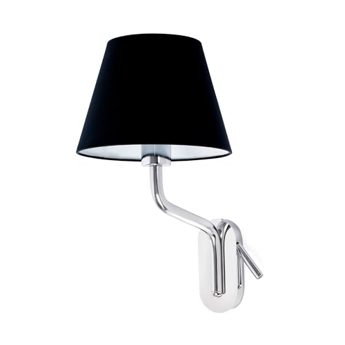 Aplique de pared con lector izquierdo Faro Barcelona 24007-12 cromo