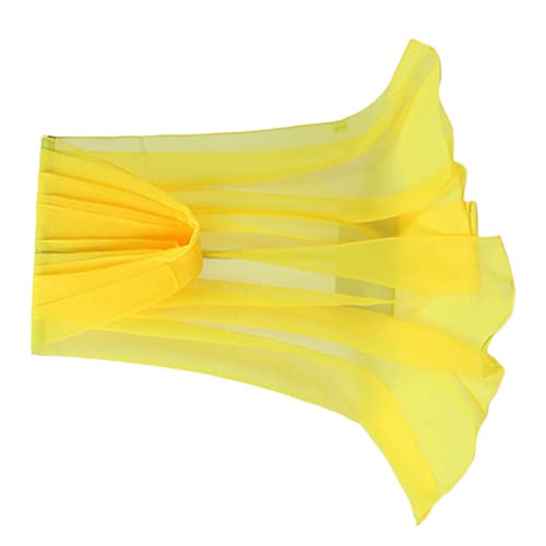 Beaupretty Pañuelo de Doble para Mujer Bufanda Uv Chal de Color para Verano y Color Amarillo