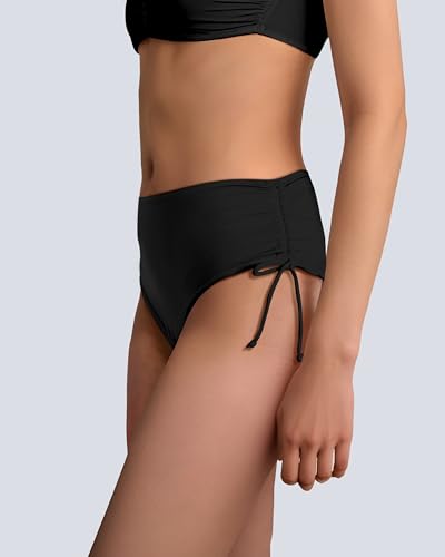 Period Swimwear Bikini Bottoms Full Coverage Swim Bathing Suit Side Tied Leakproof Menstrual Swimsuit for Teens Girls4