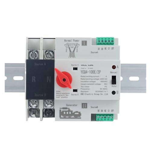ATS commutateur automatique double puissance 2P 100A sans coupure