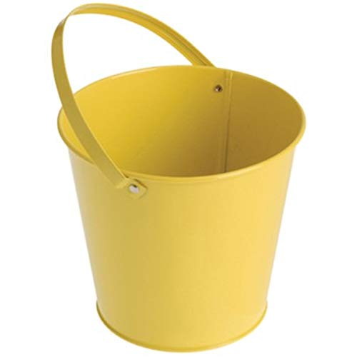 US Toy Metal Bucket Party Accessory Toy, Yellow