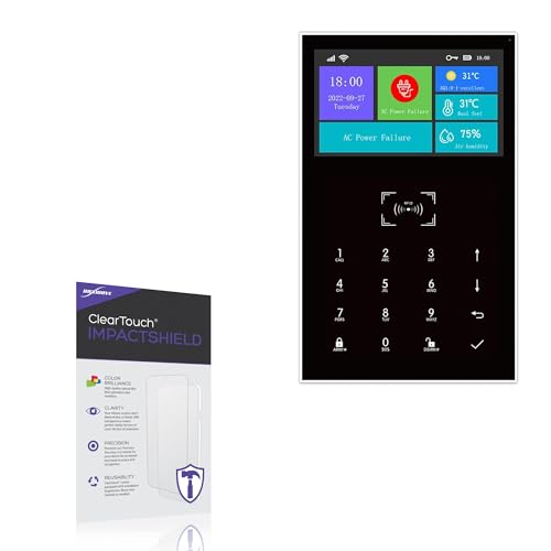 BoxWave Screen Protector Compatible with Walmeck S6821 Screen Display (7.8 in) - ClearTouch ImpactShield (2-Pack), Impenetrable Screen Protector Flexible Film