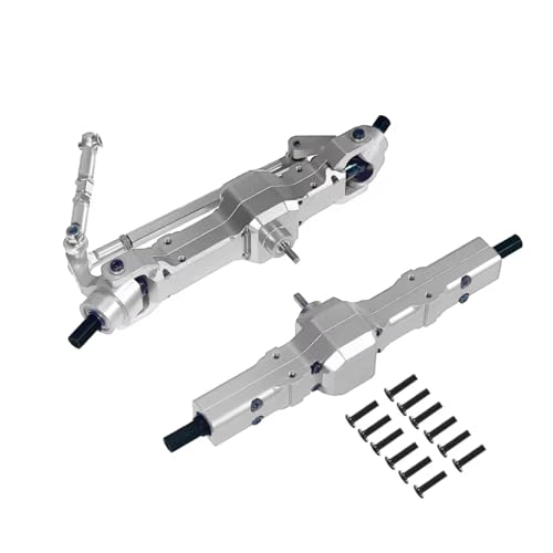 RC�t�����g���A�A�N�X���Z�b�g For WPL C14 C24 For Feiyu For JJRC 1/16�����[�g�R���g���[���J�[�p ���^���A�b�v�O���[�h�����p�[�c �u���b�W �g�[�^�����f���C���A�N�Z�T���[(Silver)