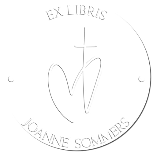 Personalized Hybrid Transcendent Cross Custom Made Home Embossing Seal - Custom Library Embossing Stamp for Religious Scholars - Premium Return Library Seal Press - Ideal for Personalized Books