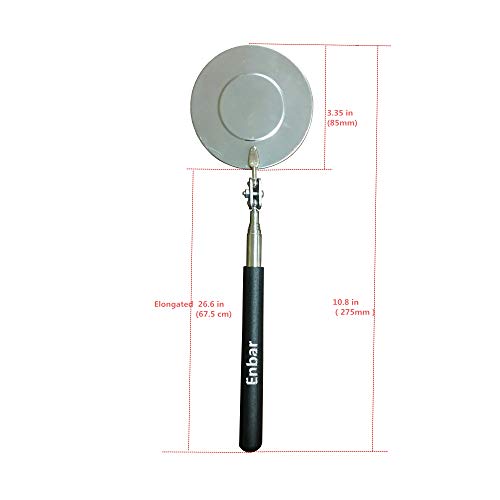 Enbar Telescopic Inspection Mirror, 360 Rotating Inspection Mirror, Mechanics Mirror, Inspection Mirror, Car Inspection Mirror，Diabetic Mirror For Feet #TOP1