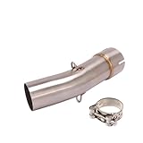 Pot D'Échappement Moto Tuyau Liaison Intermédiaire D'échappement Moto pour Suzuki pour SV650 pour SV 650 2003 2015 Silencieux Tube Connexion Modifié