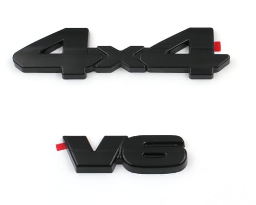 Image of Fits 2016-2023 Gloss Black Tacoma Tailgate Blackout Emblem Overlay KIT V6 4x4 (Gloss Black)