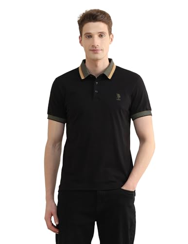 Image of U.s.Polo Association Men's Solid Slim fit Polo Shirt