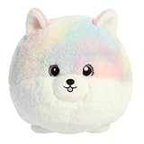 Aurora Playful Teddy Pets™ Pom Stuffed Animal - Unique Design - Endless Play - Rainbow 10 Inches