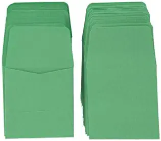 Sobres de Moneda de Papel de Archivo 2x2 Verde por Guardhouse 100 Pack