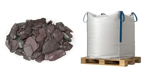Plum Slate Chippings 40mm Bulk Bag (Min 800kg)