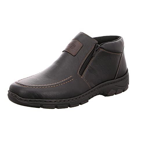 Rieker - 19994, Botas Clasicas Hombre, Negro (Schwarz/Kakao/Schwarz 00), 42 EU