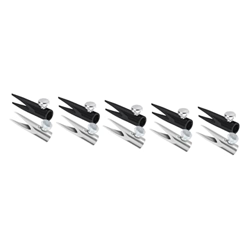 Sacapuntas de lápiz doble para delineador de ojos y cejas minkissy, pack de 10 piezas
