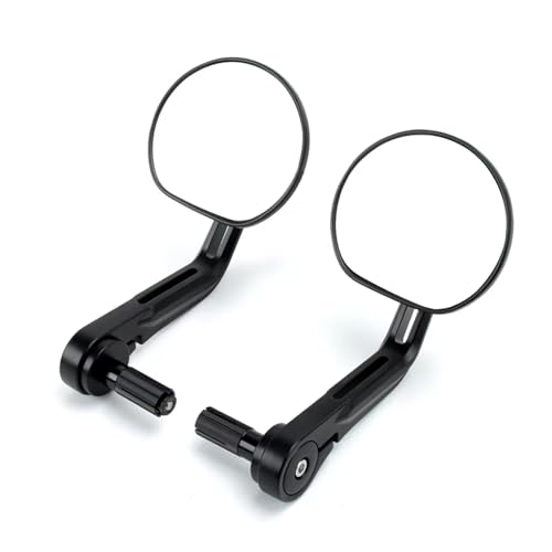 Espejos Moto Manillar Antivibración con Cristal Antirreflejante para Conducción Segura
