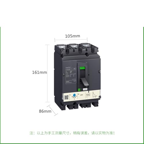 Disyuntor de caja moldeada CVS100F 160F 250F 400F TM16D 600D interruptor 3P 2