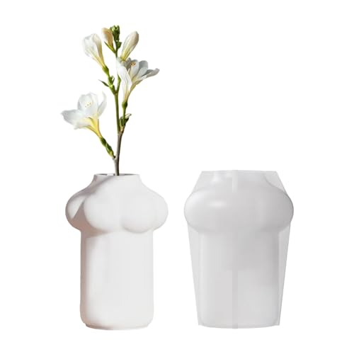 Molde de silicona flexible con forma de nubes para decoración de escritorio del hogar, reutilizable, herramienta de moldeo de joyas, molde de jarrón de hormigón