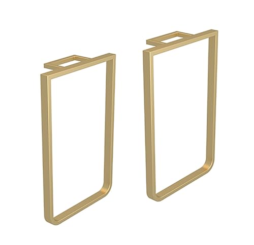 Pieds de table Feng Shui lot de 2 pieds de meubles en métal pour table basse cuisine et bureau DIY