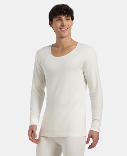 Image of Jockey 2401 Men's Super Combed Cotton Rich Full Sleeve Thermal Undershirt with Stay Warm Technology