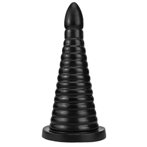 BDSMLOVE Analdildo XXL riesen Dildo 9 CM groß Analplug Buttplug Analspielzeuge Fisting Sexspielzeug Analdehner erotisches Sex Spielzeug ab 18 für Paare Frauen Männer extrem (Schwarz)