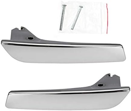 AUTEX 81195 Interior Door Handles Driver & Passenger Side Compatible with Escalade 2007 2008 2009 2010 2011 2012 2013 2014 Compatible with Tahoe Avalanche Compatible with Yukon Pickup Truck