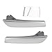 AUTEX 81195 Pair Interior Door Handles Compatible with Cadillac Escalade 2007 2008 2009 2010 2011 2012 2013 2014/Chevrolet Tahoe Avalanche/GMC Yukon Pickup Truck 15935954 22855620