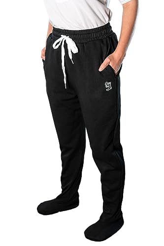 Amazon.com: Cozy Toes - Adult Footed Sweatpants with Sherpa Fleece