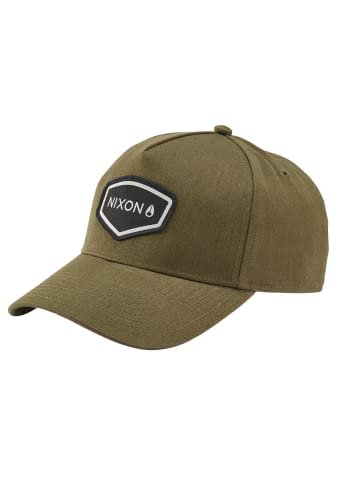 NIXON Watts Casquette Snapback ajustable pour homme en textile noir