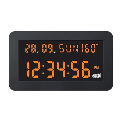 Image of Ajanta Digital Wall Clocks (DC-157-MC Orange)