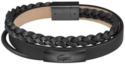 Lacoste Pulsera para Hombre Colección FUSION con Correa de Cuero ...