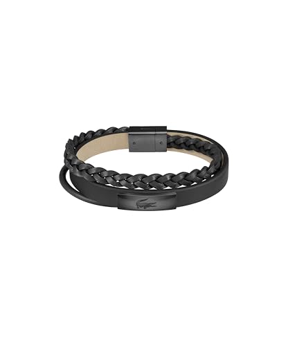 Lacoste Pulsera para Hombre Colección FUSION con Correa de Cuero ...