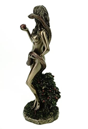 Veronese 708-7794 Eva Woman Adams with Snake and Apple in Paradise Nude Figure 25 cm, Multicolor, 25 x 9 x 9 cm - Image 3