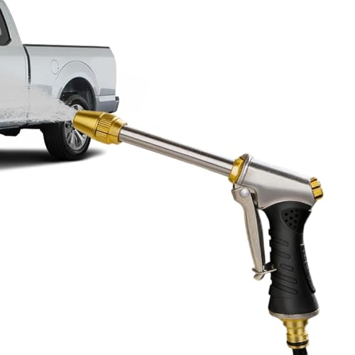 Boquilla Alta Presión para Manguera,Pulverizador automático Compacto con Patrones Ajustables - Hidrolimpiadora Multifuncional Autos,Limpieza hogar, jardín y Detailing Exterior