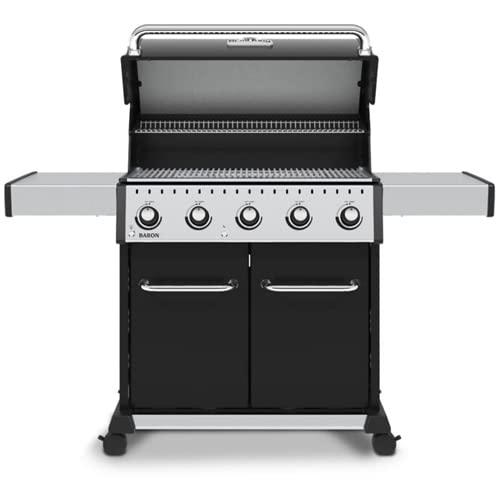 Broil King, Baron 520 Pro, 876214, Liquid Propane (Lp), Silver, Black #TOP2