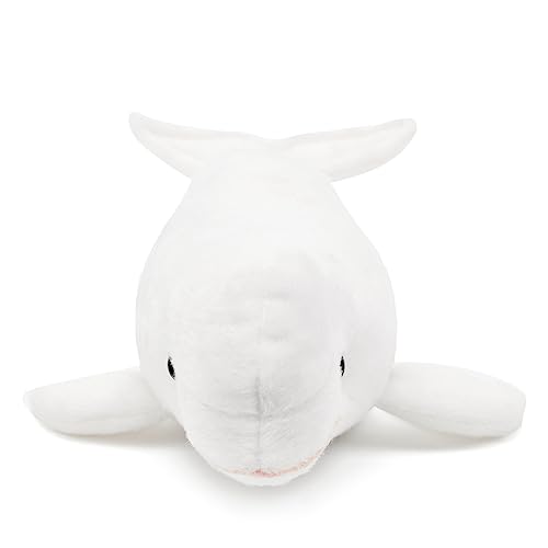 Zappi Co Ultra Soft Beluga Whale Plush Toy (32cm Length) - Eco-Friendly, Newborn Gift, Realistic Lifelike - Image 3