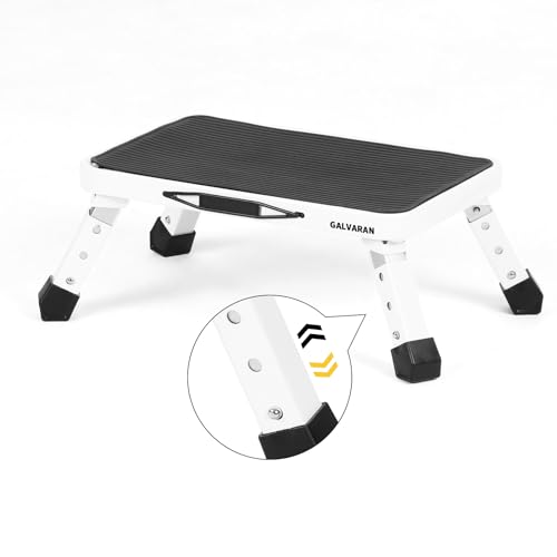 Marchepied pliable réglable idéal pour cuisine et caravanes