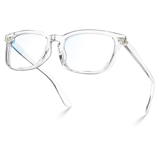 VISOONE Blue Light Blocking Glasses Square with Anti Computer Glare for Gaming Women and Men MONTANA