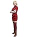 Coskidz Women's Seras Victoria Burgundy Red Cosplay Costume (XL, Red)