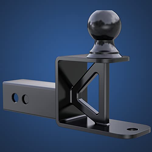 Locame 3-In-1 Atv/Utv Tralier Hitch Mount, Fits 2-Inch Receiver, 2-Inch Ball Hitch Adapter, 5000 Lbs Gtw-Multi Hitch, Black, Lc0051 #TOP6